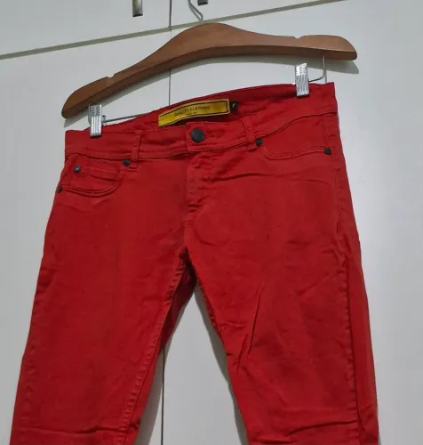 Calça Jeans Vermelha - Redley