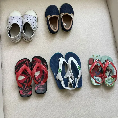 Kit tênis+ chinelo