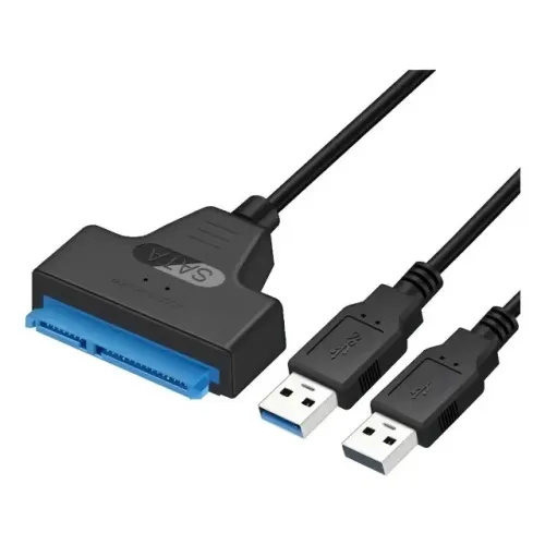 Cabo Conversor Adaptador Ssd Hd Sata Notebook 2,5 P/ Usb 3.0