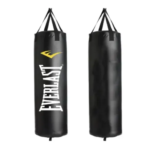 Saco de pancada Everlast com enchimento e suporte para parede