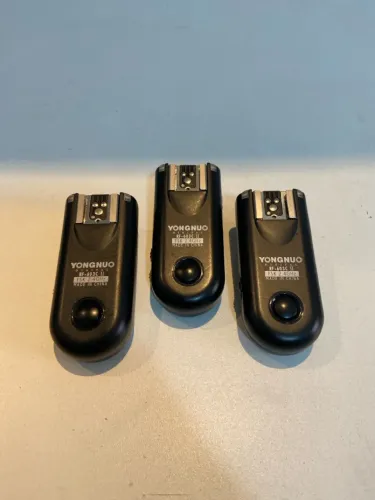 3 Rádio-Flashes Disparadores Yongnuo RF-603C II