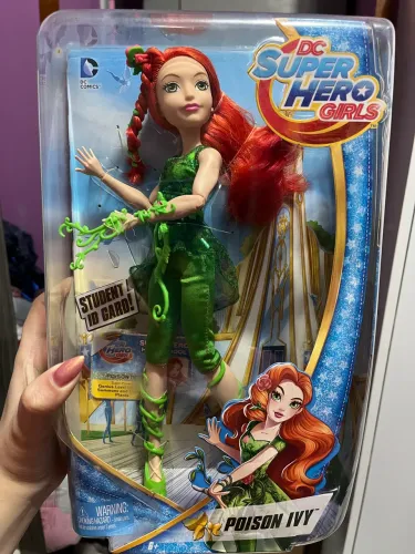 Boneca Poison Ivy DC Super Hero Girls Mattel 12? Original Lacrada Colecionável