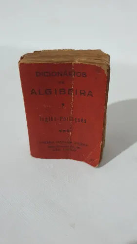 Mini dicionário de Algibeira inglês/ português 1943 leia descrição 
