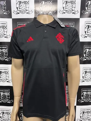 Camisa Inter Polo Preta 2025/26 Tam M, G, GG e EG