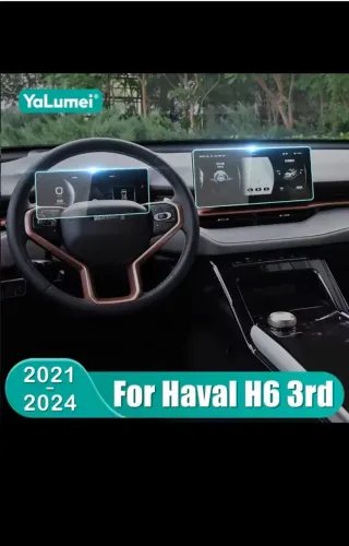 Película de vidro proteção Haval H6 navegação e velocímetro