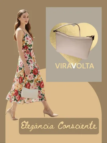 Bolsa Tiracolo Branca Viravolta