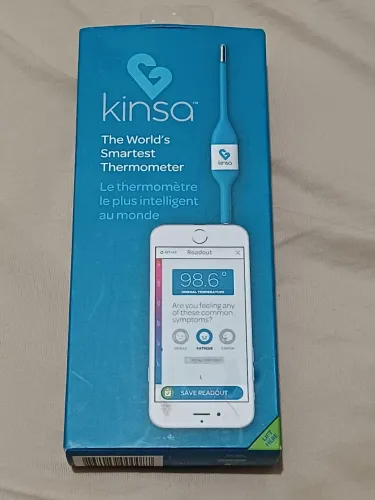 Termômetro inteligente digital Kinsa QuickCare para celular