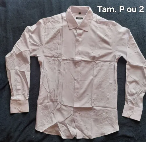 Camisa Social Branca Manga Longa 