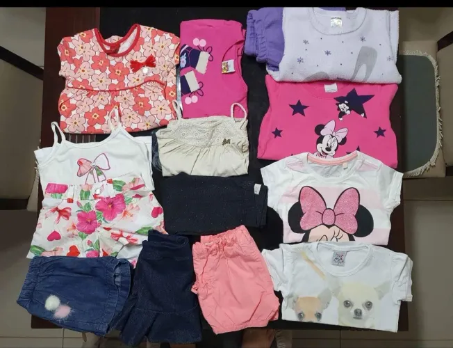 Lote Infantil Menina Tamanho 2