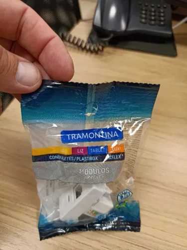 Tomada RJ45 branco