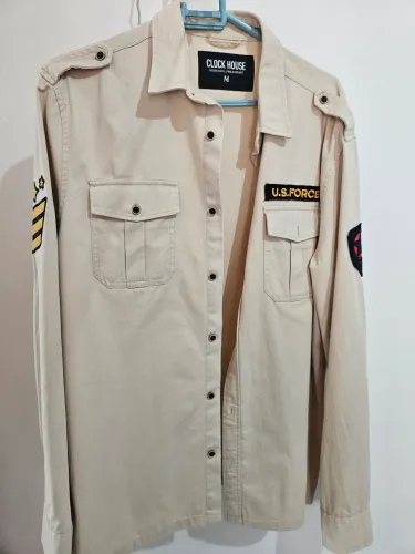Camisa Masculina Bege U.S. Force - Seminova 
