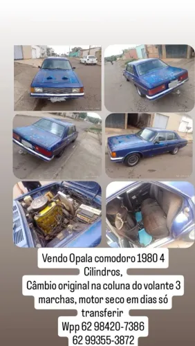 Chevrolet Opala Comodoro/comod. SLE 4.1/2.5 1980