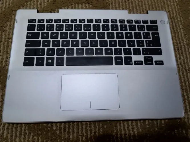 Teclado retroiluminado com touchpad notebook Dell Inspiron 5482 usado