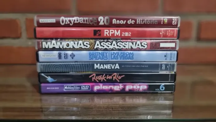 DVD Show oxy dance RPM Mamonas Assassinas Britney Spears Maneva Rock In Rio Planet Pop. 6