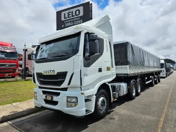 Iveco Hiway 440 6x2 Ano 2017 Automático -repasse Graneleira Facchini Vanderleia 14mts