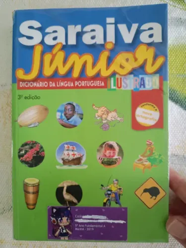 Saraiva Júnior dicionário de língua portuguesa ilustrado - 3º Ano Capa comum - 29 novembro