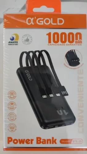 Power Bank A'Gold 1000 mAh - 4 Saídas