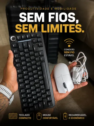 Teclado mecânico e mouse gamer / aceito trocas