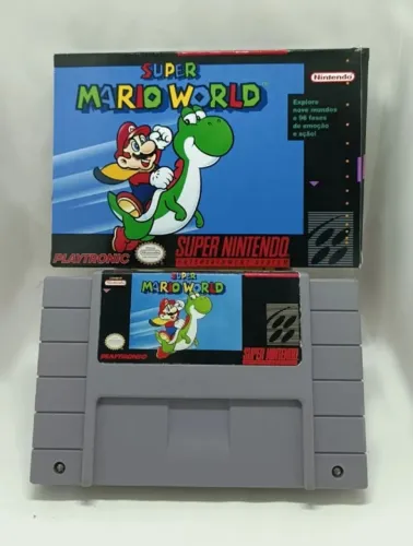 Jogo Super Mario World SNES Cartucho Original