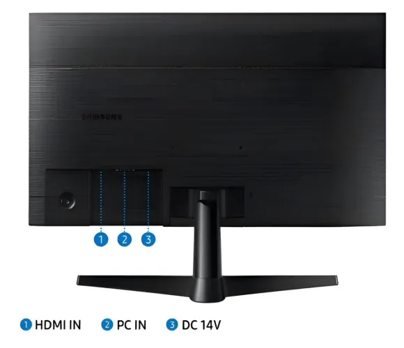 Monitor Gamer Samsung 24" FHD 75Hz HDMI VGA Freesync Preto Série T350
