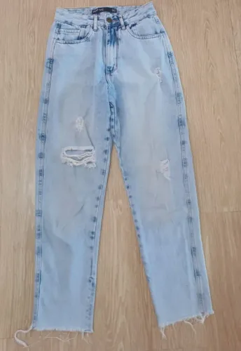 Calça Jeans Mom Pop Me Tam 36