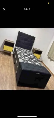 Cama box solteiro com colchão acoplado pague na sua casa !!