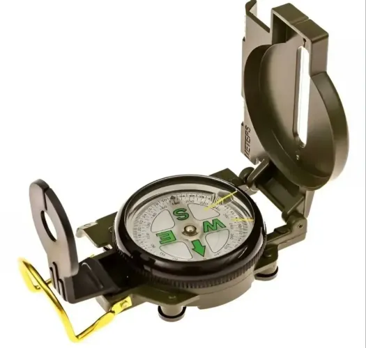 Bussola Militar A Prova D'Agua Com Tampa<br><br>Modelo: 45-2 Lensatc Compass<br>