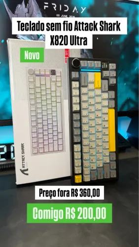 Teclado Attack Shark X820 Ultra