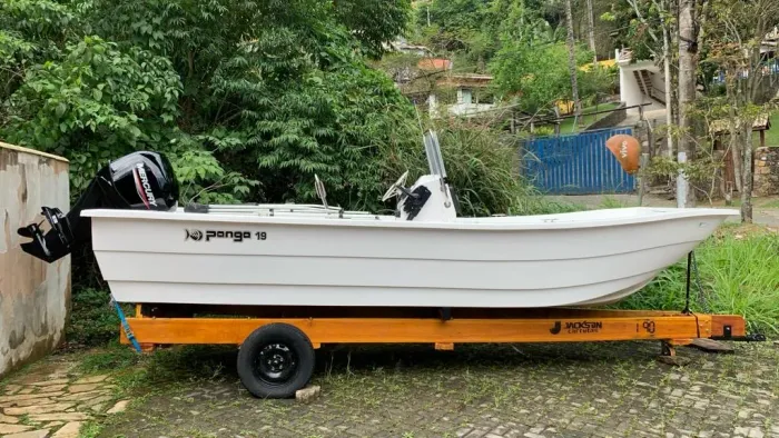 Lancha Panga 19 Pes Motor Mercury 60HP 4T Pouco Uso