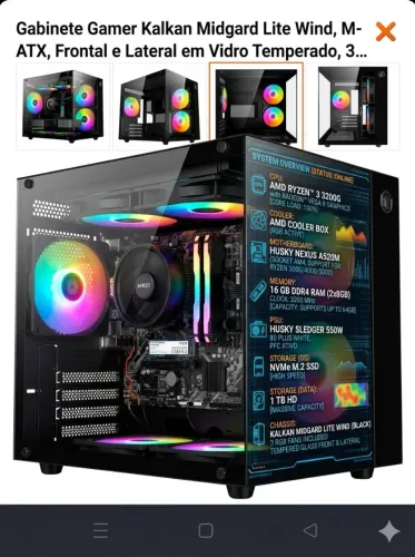 PC GAMER RYZEN 3 3200G ?