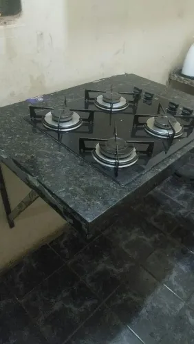 Fogão Cooktop+ pedra e suporte