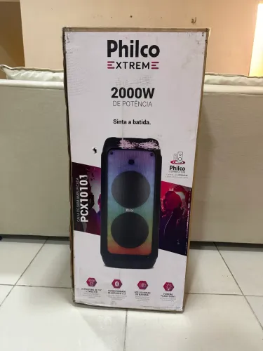 Caixa de som Philco 2000w LACRADA