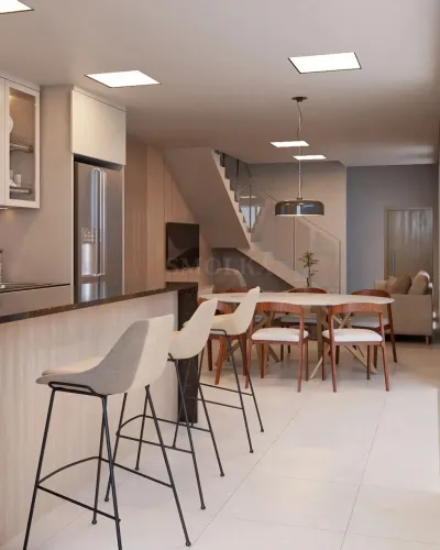 Casa Geminada com 3 quartos, à venda na Vargem Pequena, em Florianópolis.