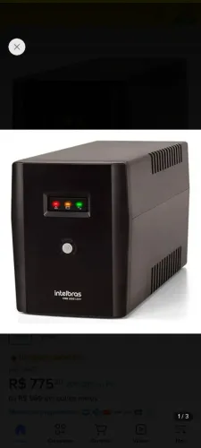Nobreak Interativo Monovolt Intelbras Xnb 1800va 120v