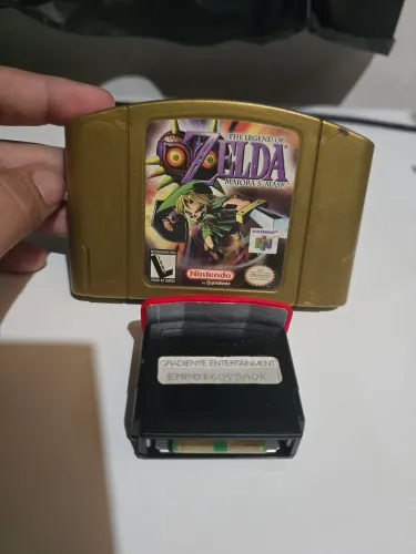 Lote Zelda Majora Mask com Expansion Pack - Nintendo 64 Original - N64