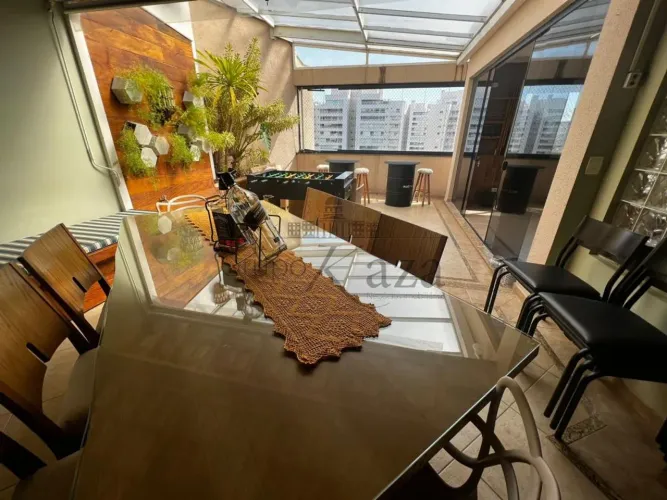 Cobertura Duplex - Vila Ema - Residencial Villa Romana - 5 Suítes - 420m² - Estuda Permuta