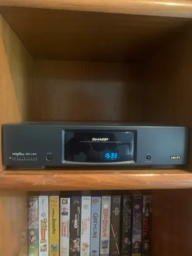 Vídeo Cassete Stereo Vhs Sharp Spatializer