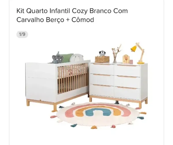 Berço e cômoda
