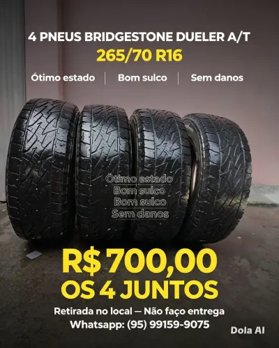 Pneus meia vida