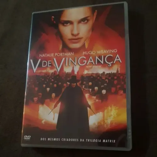 DVD V DE VINGANÇA COM CAPA ALTERNATIVA - NATALIE PORTMAN