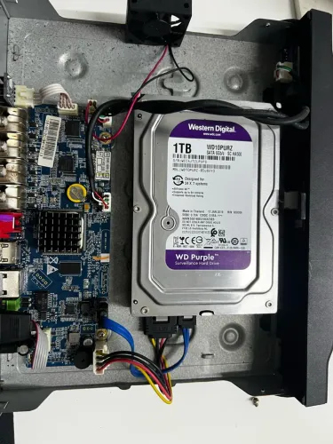 Kit DVR Intelbras 4 Canais + HD 1TB WD Purple + Baluns
