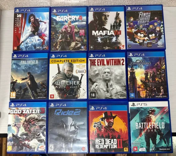 Jogos PS4 e PS5 Envio/Entrego (preço de cada jogo na descrição)