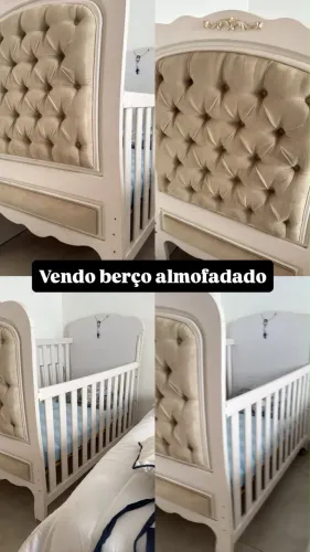 Berço almofadado
