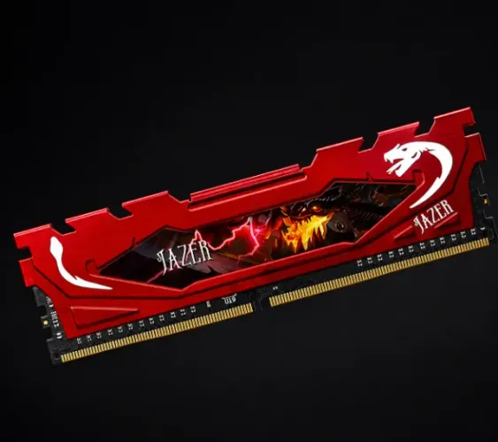 Memória Ram Ddr4 8gb 3200mhz Jazer (1x8gb) Vermelha