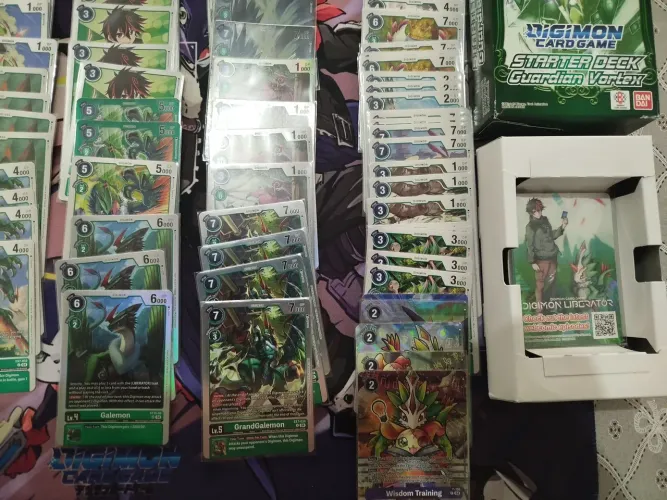 Deck de Zephagamon completo com Sleeves + Cartas Extras