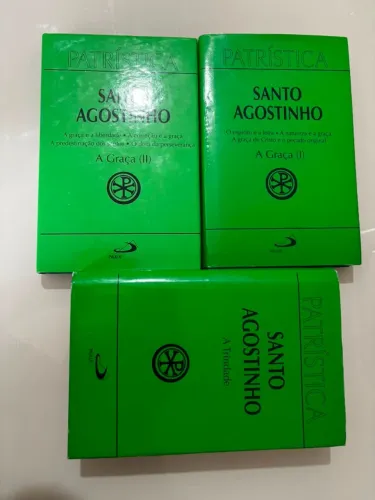 Kit Patrística Santo Agostinho - Trindade e Graça