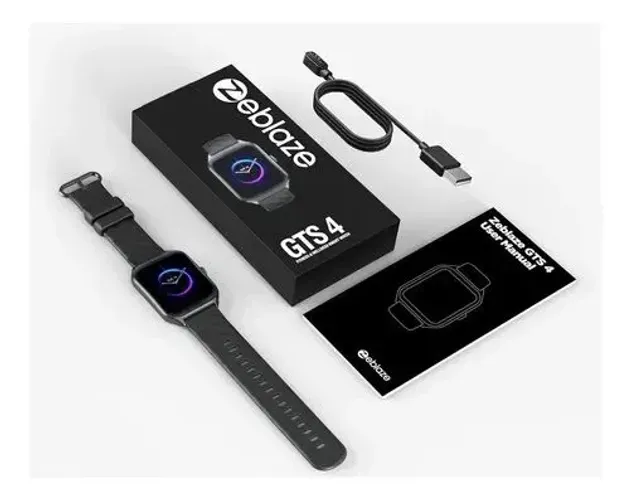 Relógio Inteligente Zblaze 4 Preto com tela Amoled em Português Lacrado