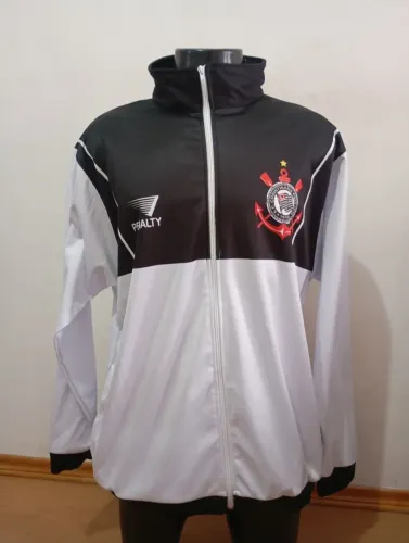 Jaqueta nova retrô artesanal Corinthians 1995, tamanho M veste G
