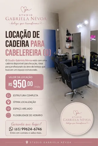Vaga para profissional da beleza