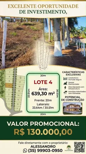 Vendo Terreno - Ótima oportunidade investimento